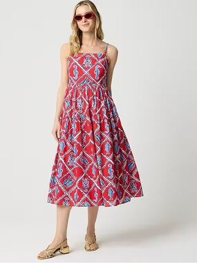JCrew Factory Sea Creatures Dress 2/4 NWOT
